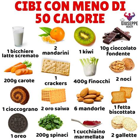 Cibi Con Meno Di 50 Kcal Cibo Alimenti Pasti Per Mangiare Sano