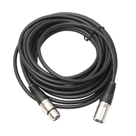 3 Pin Xlr Microphone Cable Male To Female Balanced Patch Lead Mic Ofc