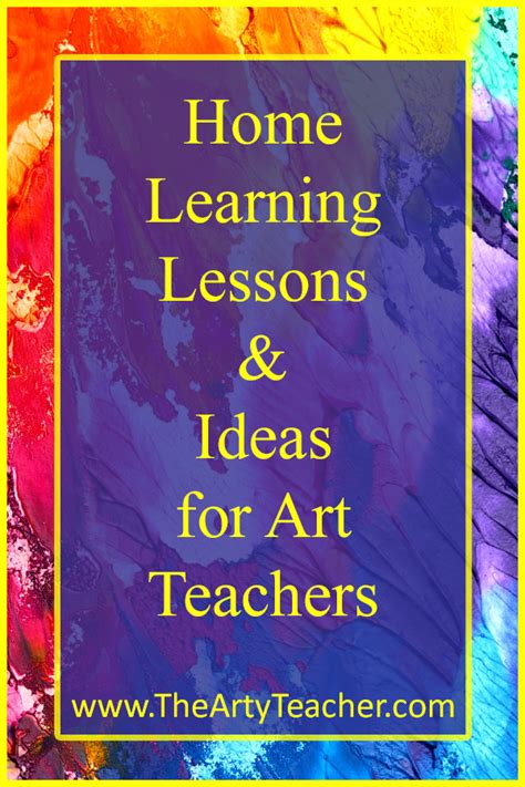 Art Home Hybrid Learning Inspiration For Art Teachers The Arty Teacher