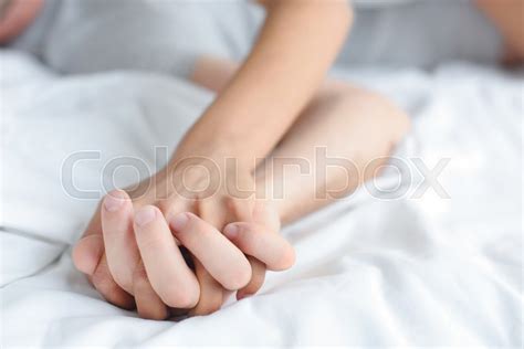 Cropped Shot Of Couple Holding Hands Stock Image Colourbox