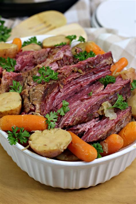 Add cabbage, potatoes, carrots, and oil to instant pot. Instant Pot Corned Beef and Cabbage | Recipe in 2020 ...