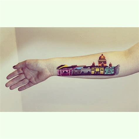 Artist Creates Geometric Tattoos Fit For The Canvas Architecture