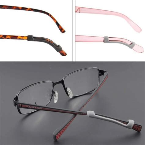 Anti Slip Elastic Comfort Glasses Soft Silicone Eyeglass Temple Tips Protective Sleeve Eyewear