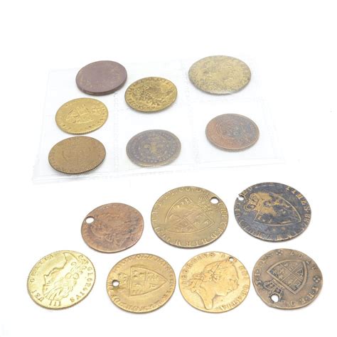 Group Of Victorian British Play Money Coins Ebth