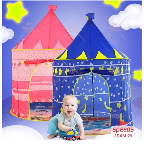 Tenda Anak Tenda Mainan Portable Tent Material Polyester Model Castle