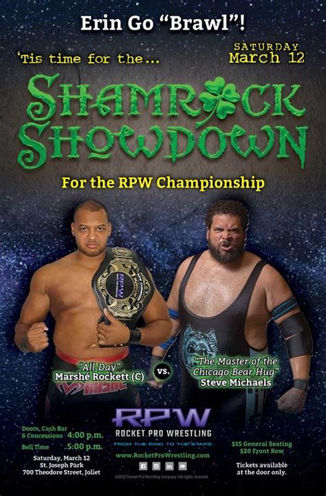 Rocket Pro Wrestling Presents Shamrock Showdown St Joseph Park