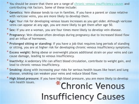 Ppt What Are The Stages Of Chronic Venous Insufficiency Powerpoint