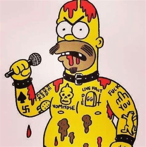 Gg Simpson Punx Because I Love You Goofy Bart Simpson Fallout Vault Ronald Mcdonald