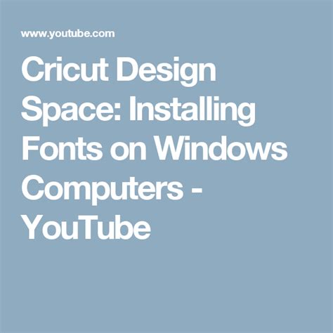 Jul 23, 2020 · 3. Cricut Design Space: Installing Fonts on Windows Computers ...
