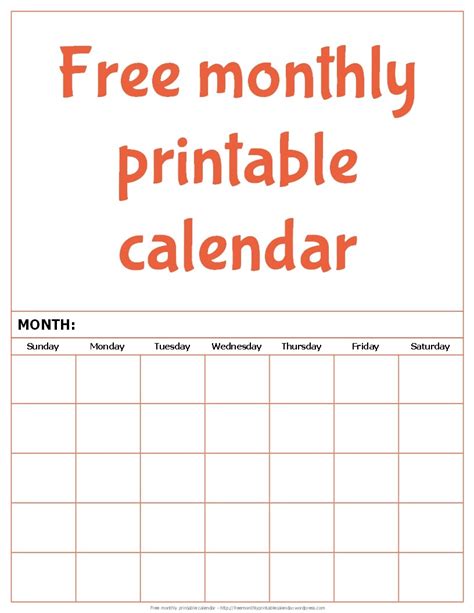 Monthly Calendar Template Online 1 Reasons Why Monthly Calendar