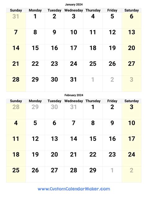 Calendar January And February 2024 Barby Carlynn