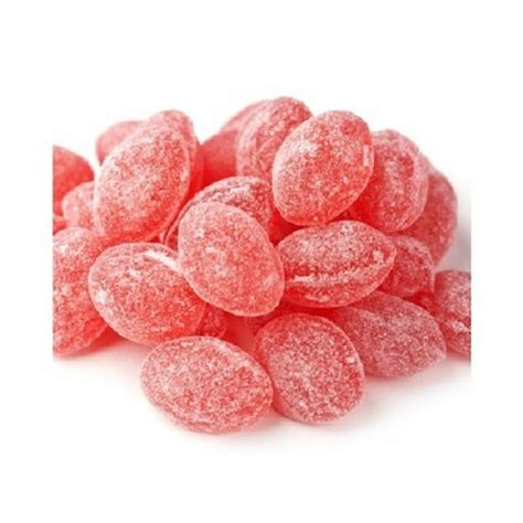 Sanded Raspberry Drops Old Fashioned Hard Candy 5 Pounds Claeys