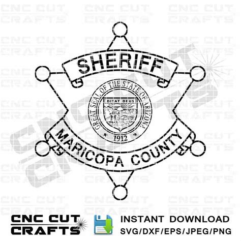 Maricopa County Sheriff Svg Arizona State Sheriff Badge Patch Logo