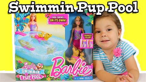 Barbie Swimmin Pup Pool YouTube