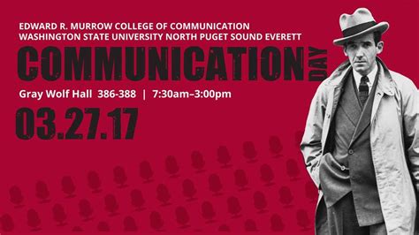Murrow College Communication Day Murrow College Of Communication