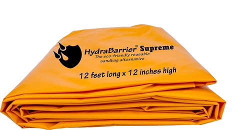 Best Sandbag Alternative Hydrabarrier Supreme 12 Foot Length 12 Inch