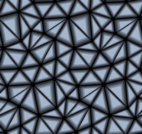 Triangular Geometric Mosaics Vector Seamless Background Pattern Stock