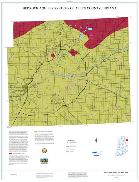 Dnr Water Unconsolidated And Bedrock Aquifer Systems Allen County