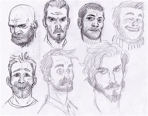 How To Draw A Mustache And Beard Draw Easy