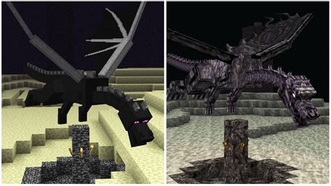minecraft vs realistic ender dragon youtube