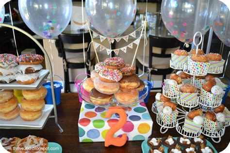 Birthday Donut Party