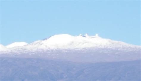Snowfall On Mauna Kea