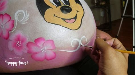 Pregnant Belly Painting │minnie Mouse │ Barriguita Pintada Youtube
