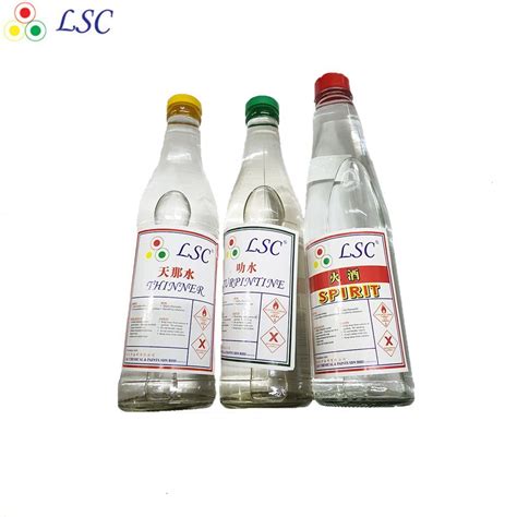 Lsc Brand Thinner Turpentine Shellac Spirit 325 Ml Shopee