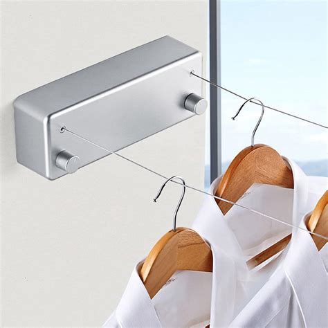 Modern Retractable Washing Line Laundry Indoor Double Clothes Line Rope