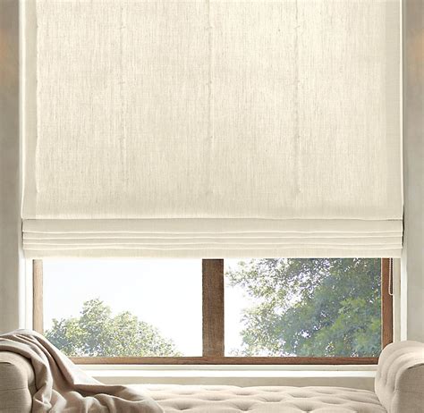 Outside mount relaxed roman shades. Create a peaceful ambient with Roman shades - Interior ...