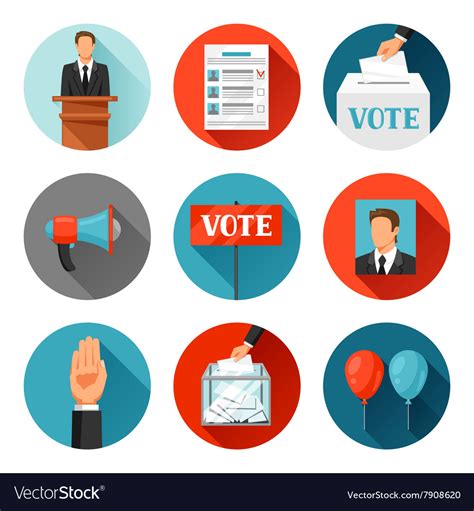 You can download free election icon in png, vector and psd format. Vote political elections icons for Royalty Free Vector Image