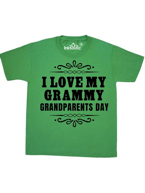 Grandparents Day I Love My Grammy Youth T Shirt