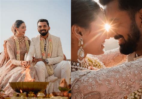 athiya shetty kl rahul first official wedding pics out latest husband and wife look nothing