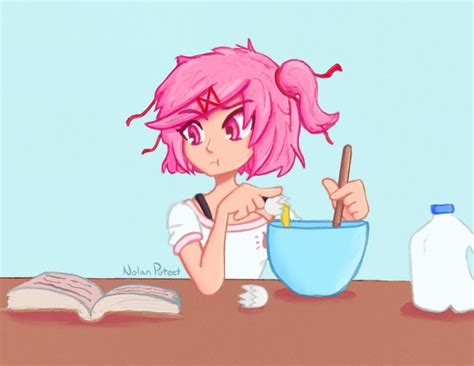 Natsuki Baking Cupcakes Rddlc