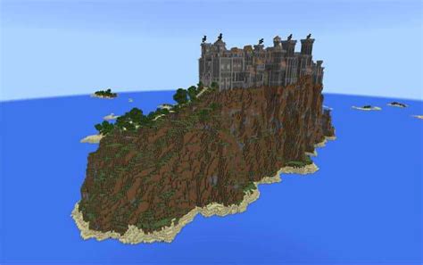 minecraft world map castle
