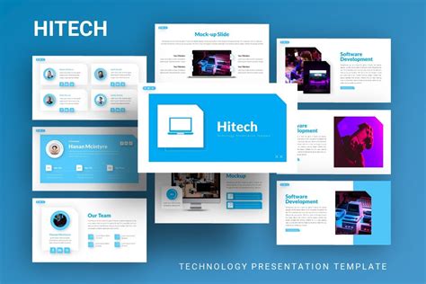 Presentation Template Hitech Graphic By Dijimedia · Creative Fabrica