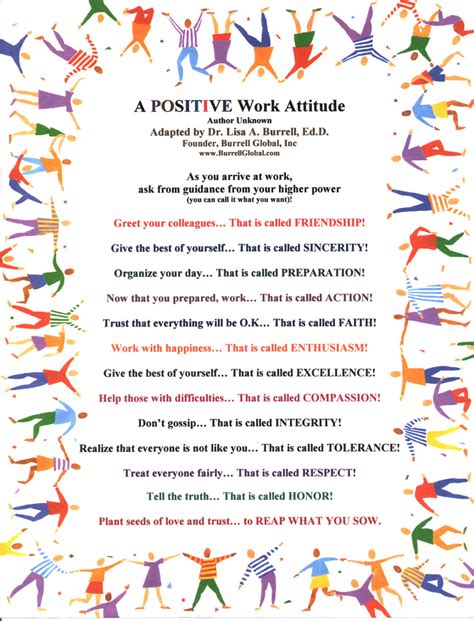 For The Workplace Positive Attitude Quotes Quotesgram