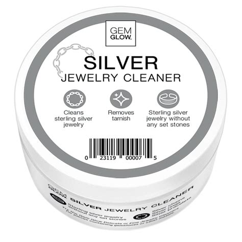 Silver Jewelry Cleaner Removes Tarnish From Sterling Silver Gem Glow