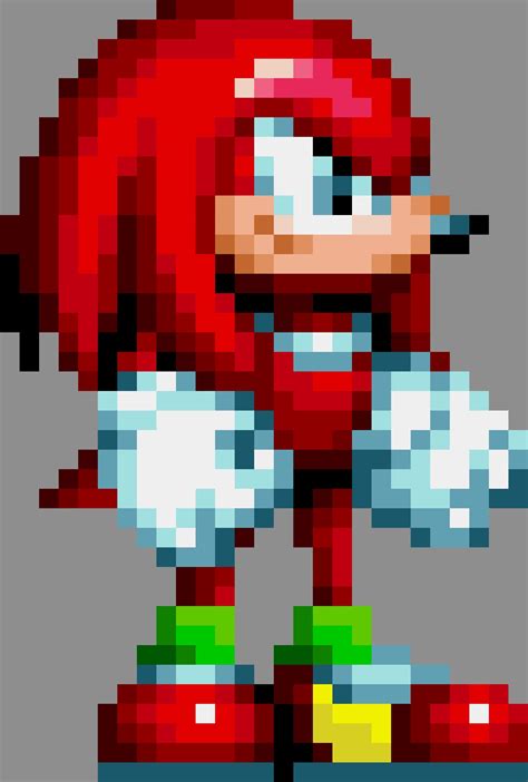 Sonic Mania Knuckles Sprite Edit Sonic The Hedgehog Amino