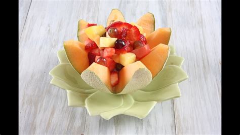 Flowery Fruit Salad Recipe For Mothers Day Treat Youtube
