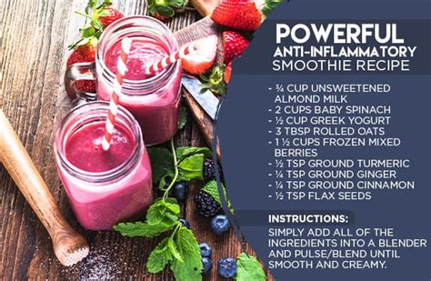 How To Make An Anti Inflammatory Smoothie With Recipe