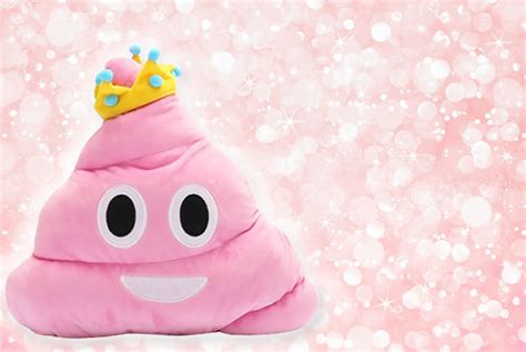 Princess Poop Emoji Cushion Wowcher