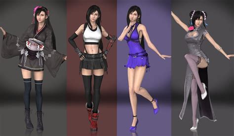 All Tifa Outfits Dress Final Fantasy Vii 7 Remake Tifa Etsy