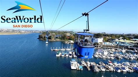 Pov Bayside Skyride At Seaworld San Diego 2022 In 2022 Seaworld San