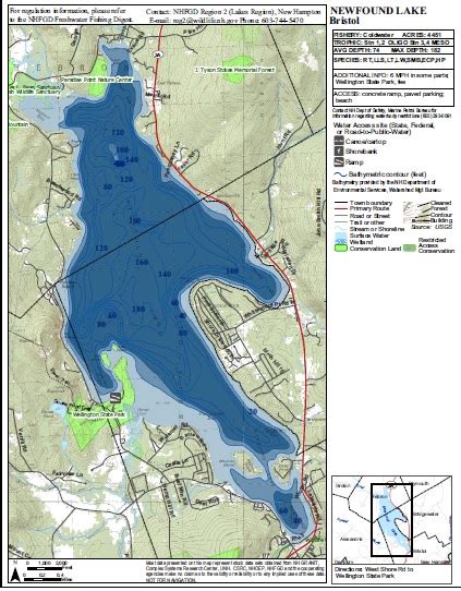 Nh Fish And Game Depth Maps