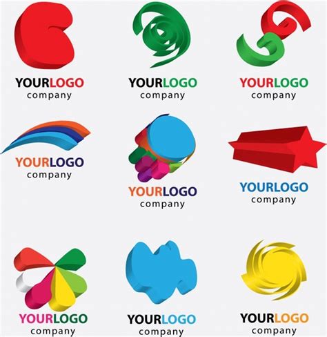 Different Logo Shapes Free Vector Download 82792 Free Vector For