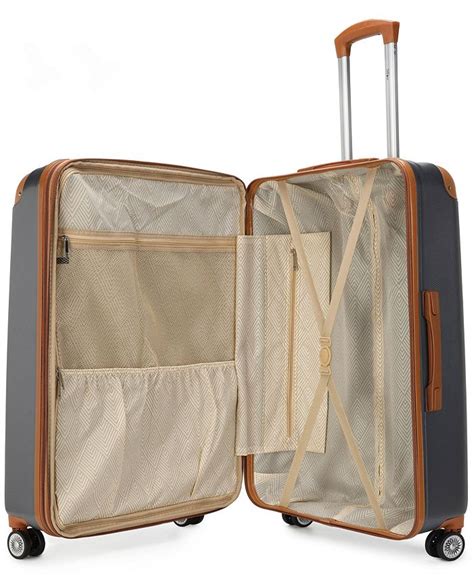 Miami Carryon Collins 3 Piece Expandable Retro Spinner Luggage Set Macys
