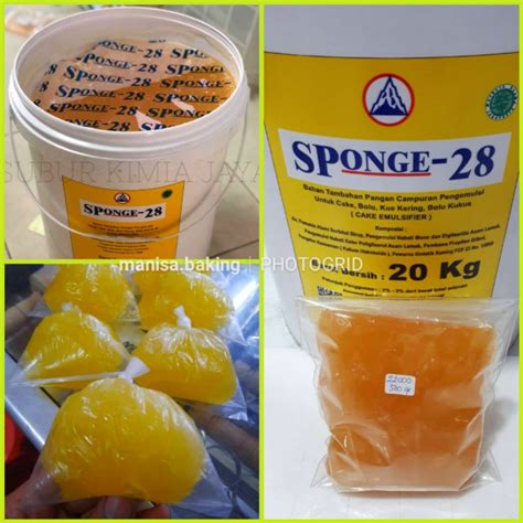 Jual Sp Sponge 28 Repack 1 Kg Cake Emulsifier Pengembang Dan Pelembut Kue Shopee Indonesia