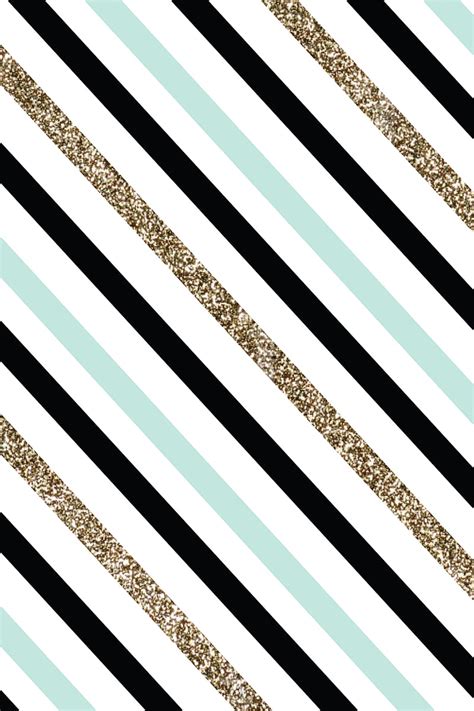 Black And Gold Chevron Wallpaper