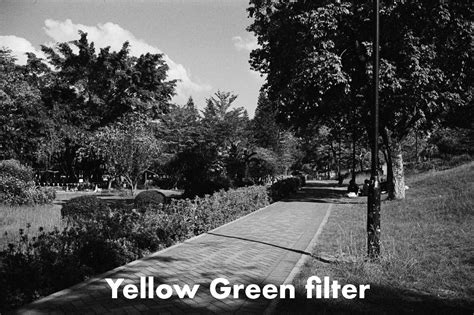 Colour Filters Basic Use for Black and White Film Photography - Tahusa